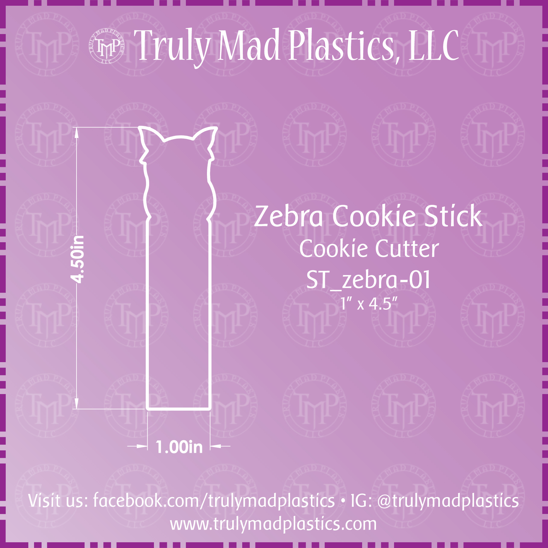 Zebra Cookie Stick (This is for the Zebra only)