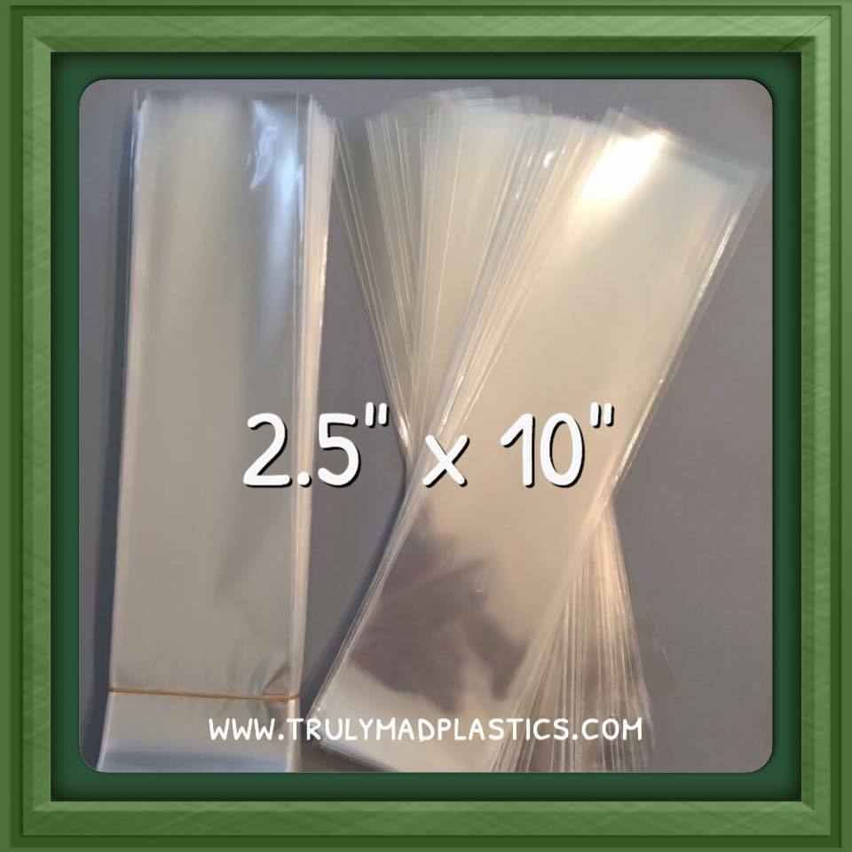 Super Clear Cello Bags 2.5&quot; x 10.0&quot; (100/pcs)