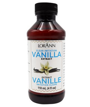 LorAnn Clear Imitation Vanilla Extract (4oz) (BB Nov 2024)