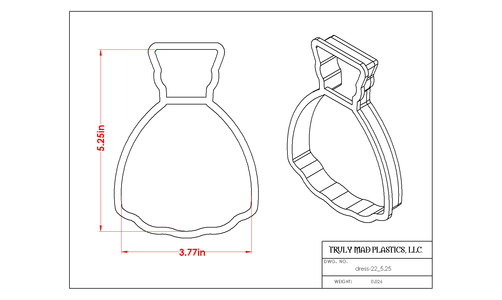 Dress 22 (5.25")