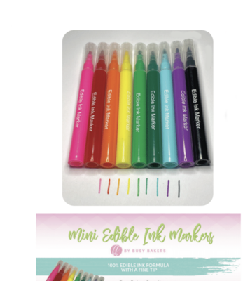 Mini Edible Color Markers