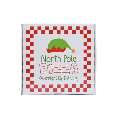 North Pole Pizza Cookie Box