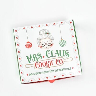 Mrs. Claus Cookie Co. Cookie Box