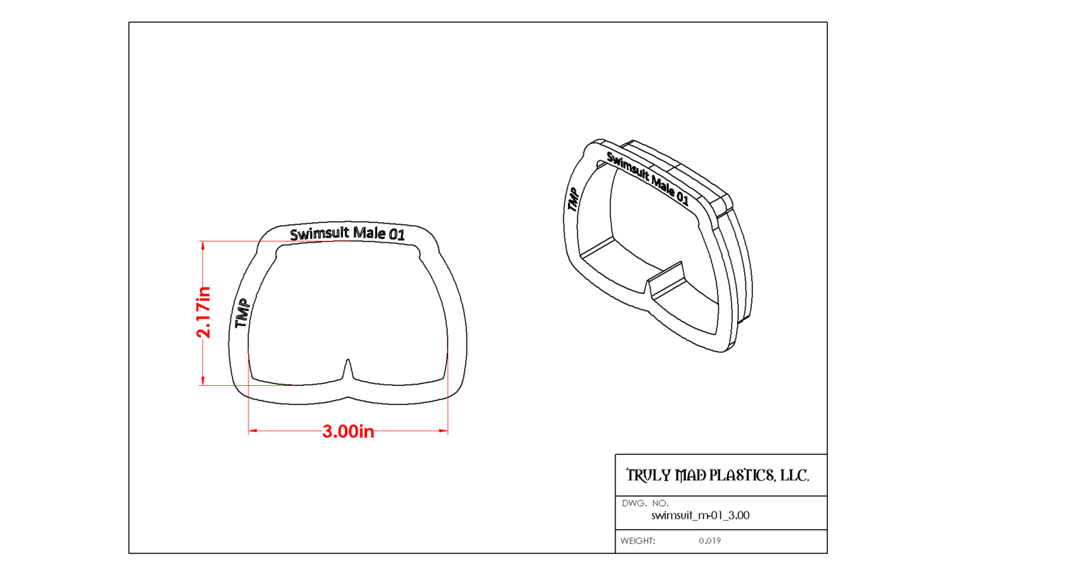 Swimsuit Male 01, Size: 3.00&quot;