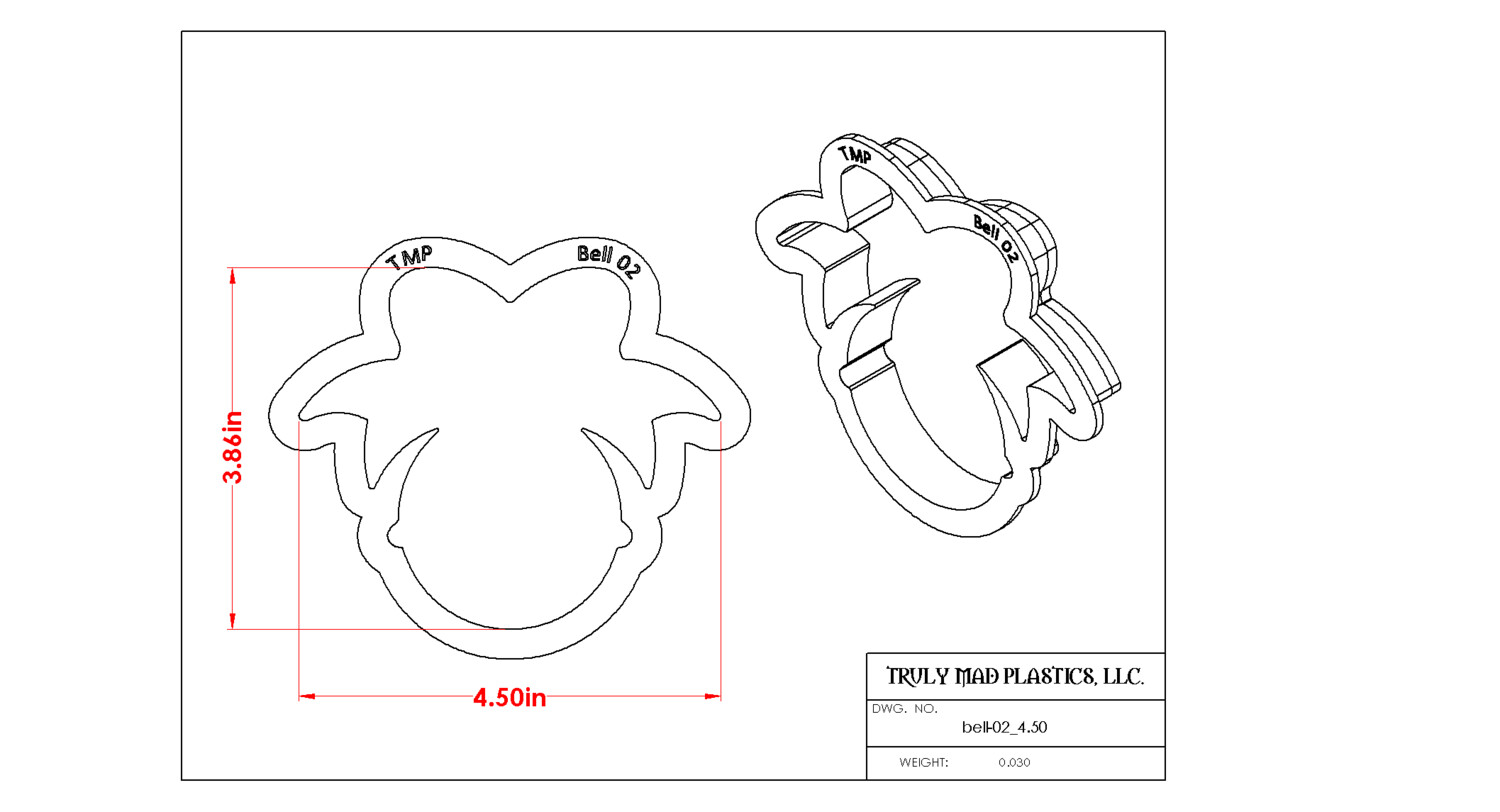 Bell 02, Size: 4.50&quot;
