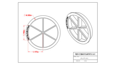 Pie 4.00" 6 piece