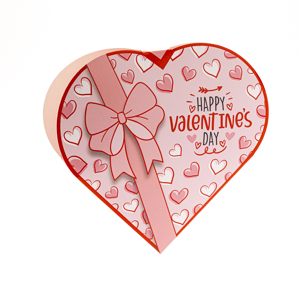 Heart Shaped Valentine Cookie Box