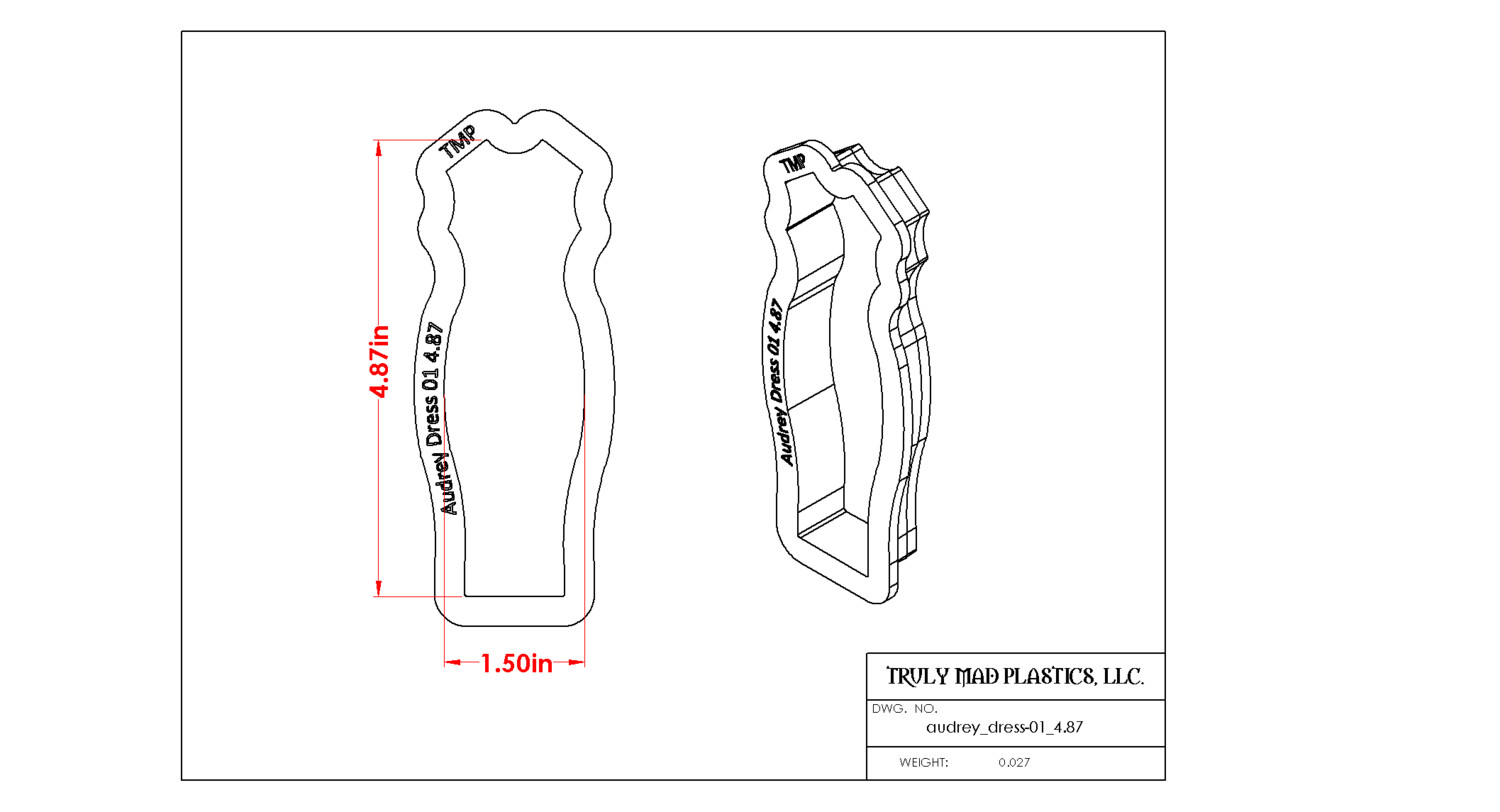 Audrey Dress 01, Size: 4.87&quot;