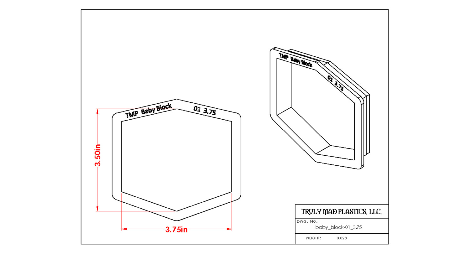 Baby Block 01, Size: 3.75&quot;