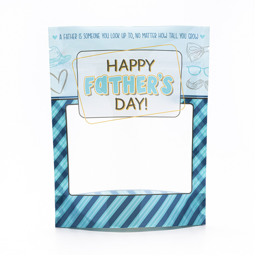 Happy Father&#39;s Day Cookie Pouch (6.5″ x 8″ x 2.5″)