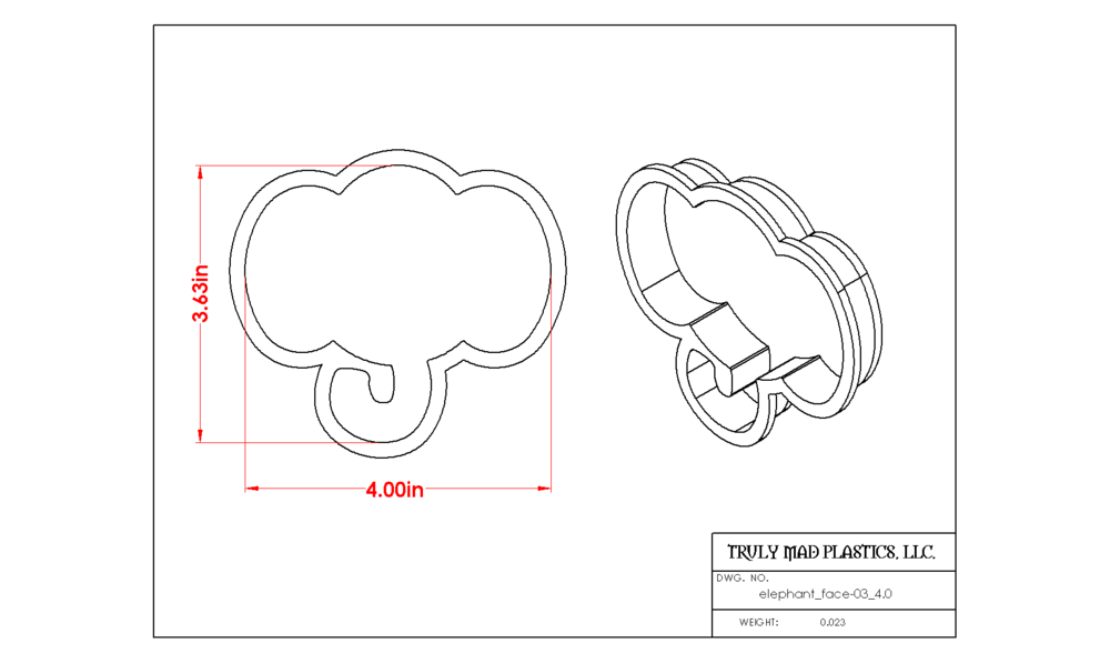 Elephant Face 03