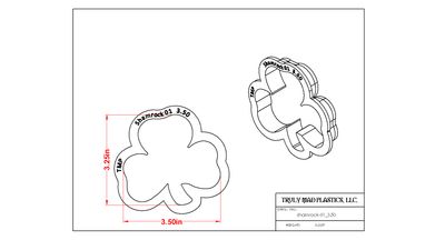 Shamrock 01, Size: 3.50&quot;