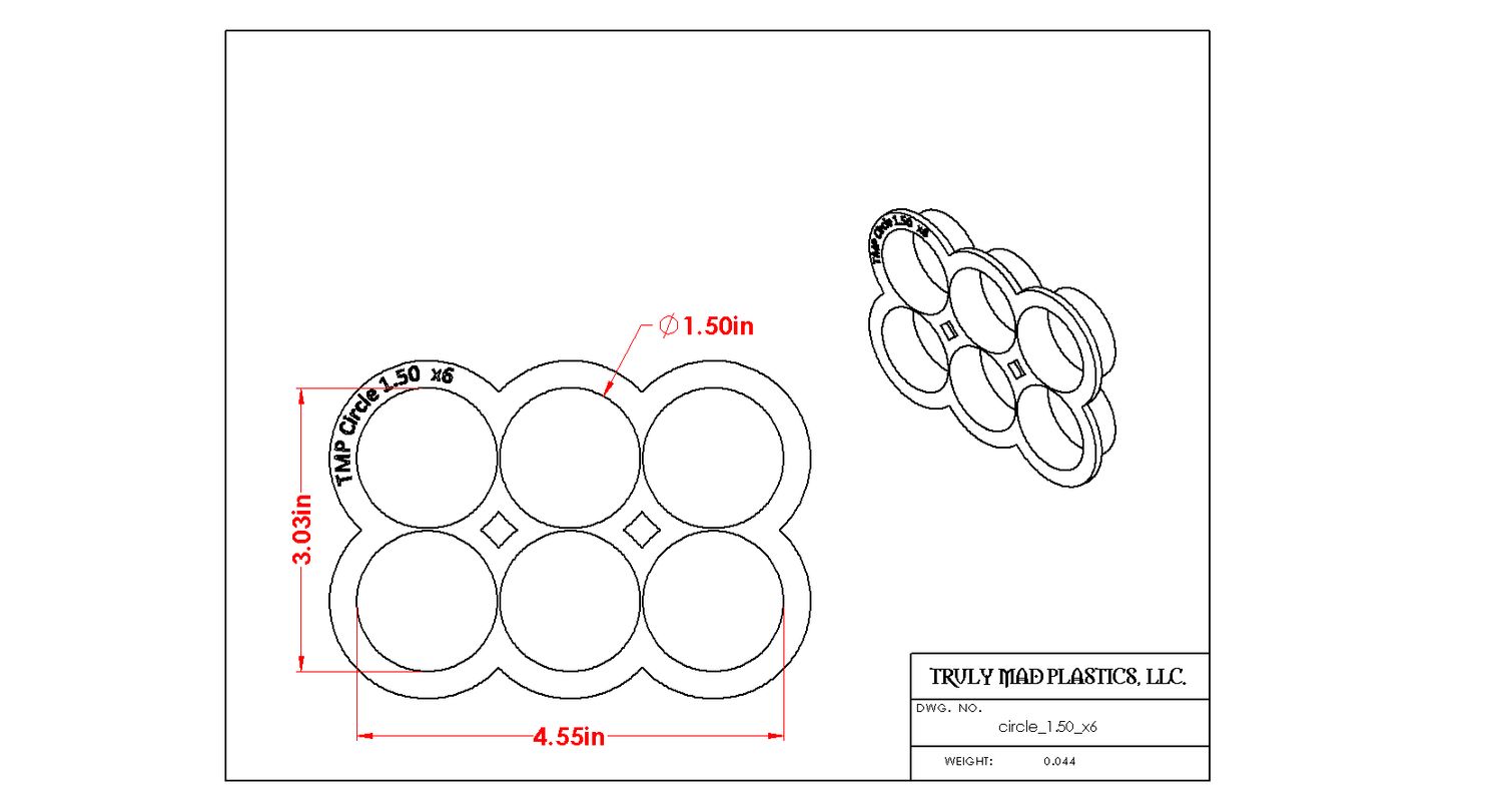 Circle 1.5&quot; multi cutter