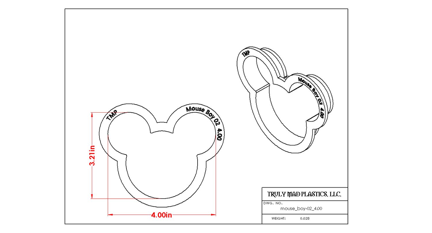 Mouse Boy 02, Size: 4.00&quot;
