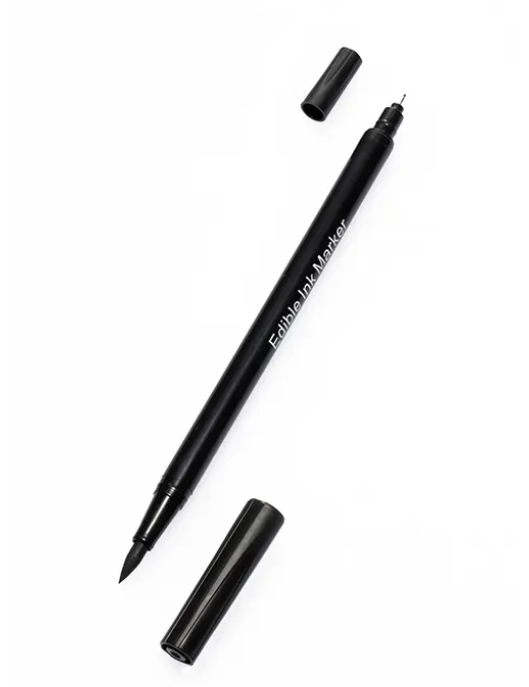 Edible Black Double Tipped Marker