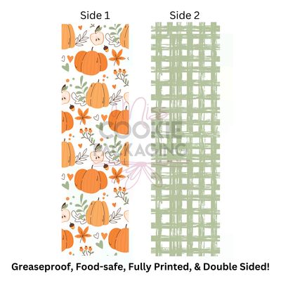 Greaseproof Pumpkin Apple Leaves