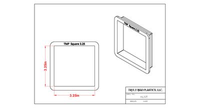 Square 3.25&quot;