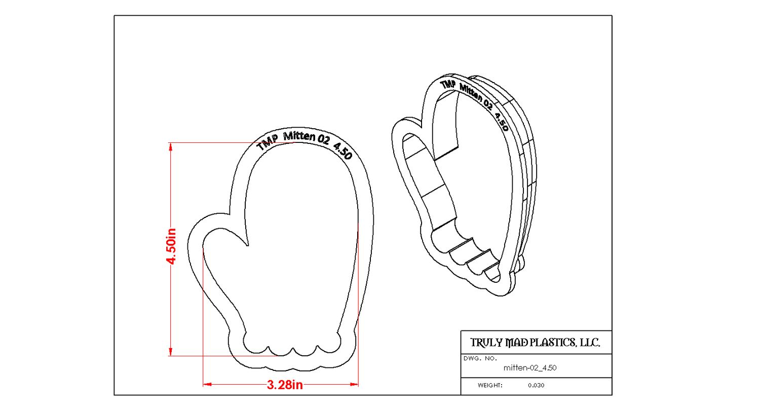Mitten 02, Size: 4.50&#39;