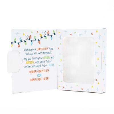Merry &amp; Bright Greeting Card Cookie Box
