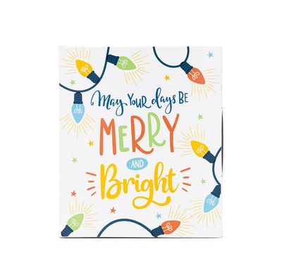 Merry &amp; Bright Greeting Card Cookie Box