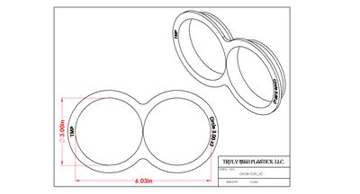 Circle 3.00&quot; x 2