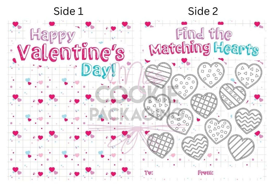Greaseproof Backer Happy Valentine&#39;s Day, Qty: 10 pack