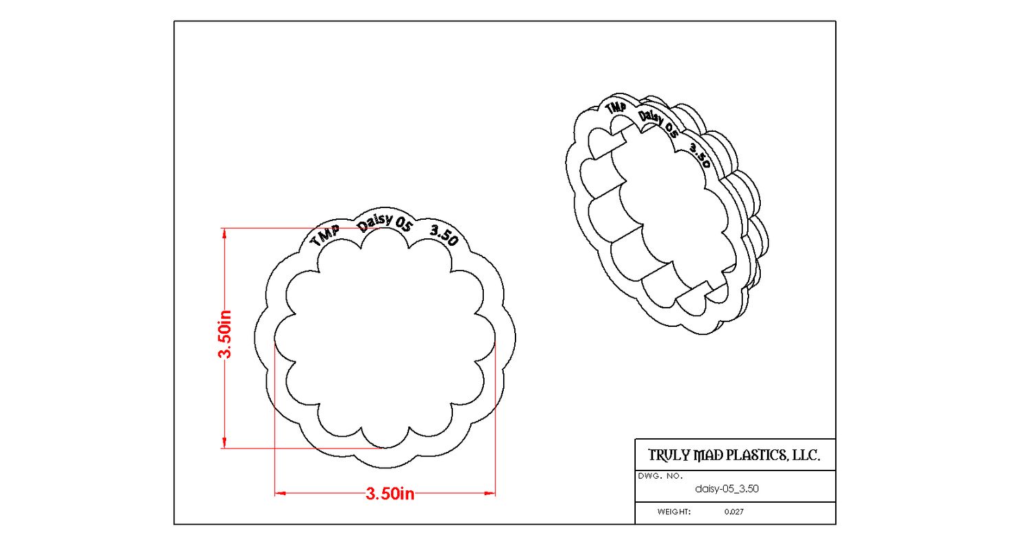 Daisy 05, Size: 3.50&quot;