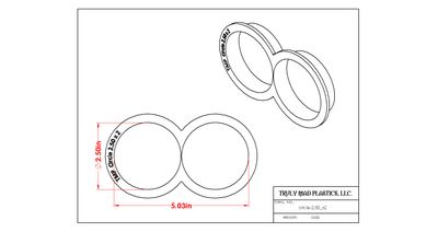 Circle 2.50&quot; x 2