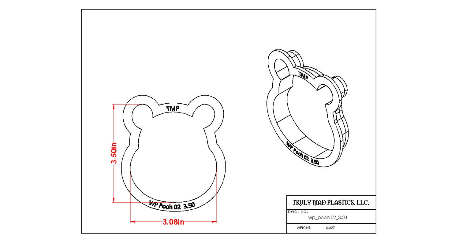 WP Pooh 02, Size: 3.50&quot;