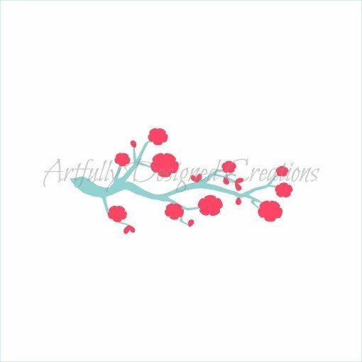 AD Cherry Blossom Stencil