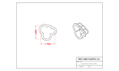 Mini JL Peace Heart V-Ball (peace_heart_v-ball cutter only)