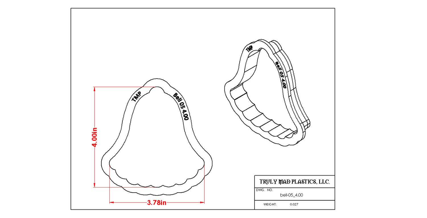 Bell 05, Size: 4.00&quot;