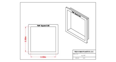 Square 3.50&quot;