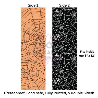 Greaseproof Backer Spider Web Pattern