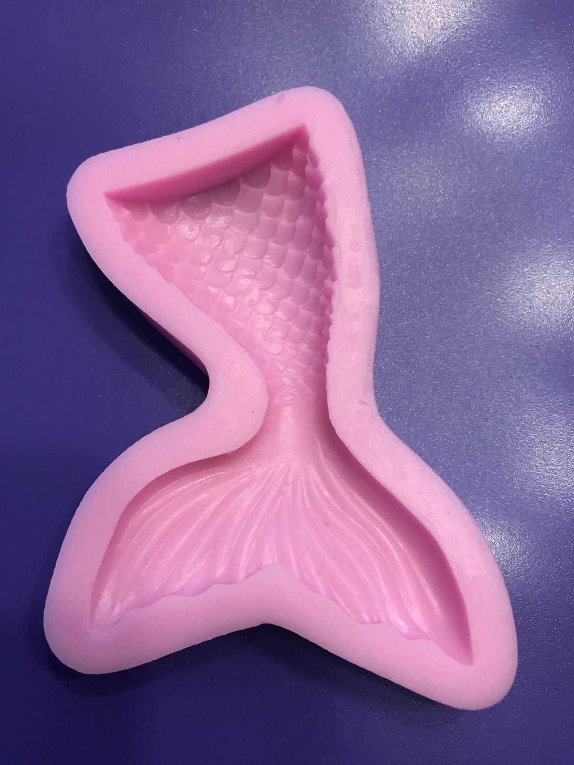 Large Mermaid Tail Silicone Mold 4"