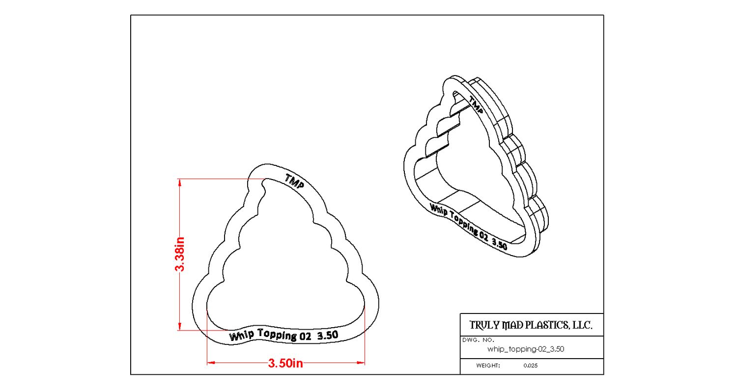 Emoji Poop 02 (whip topping 02), Size: 3.50&quot;