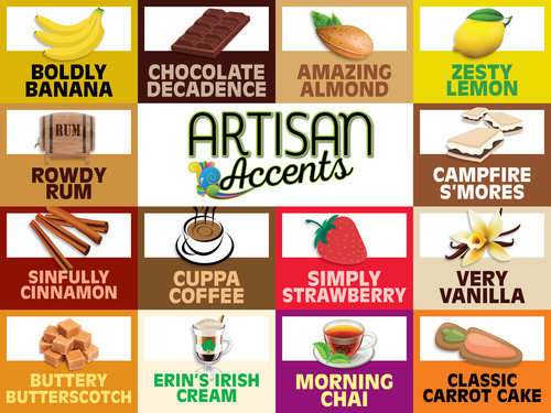 Artisan Accents Flavors (prices vary)