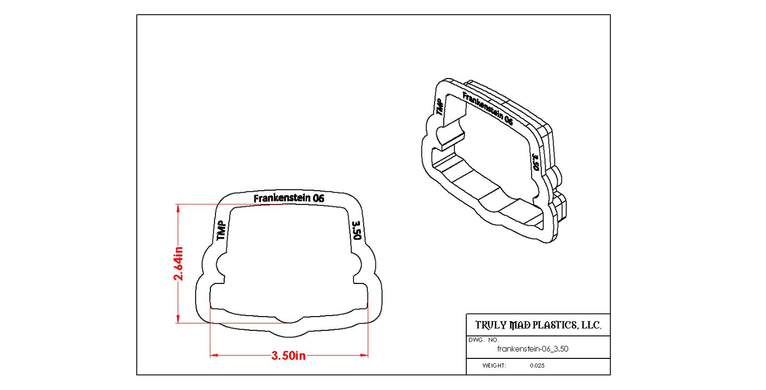 Frankenstein 06, Size: 3.50&quot;