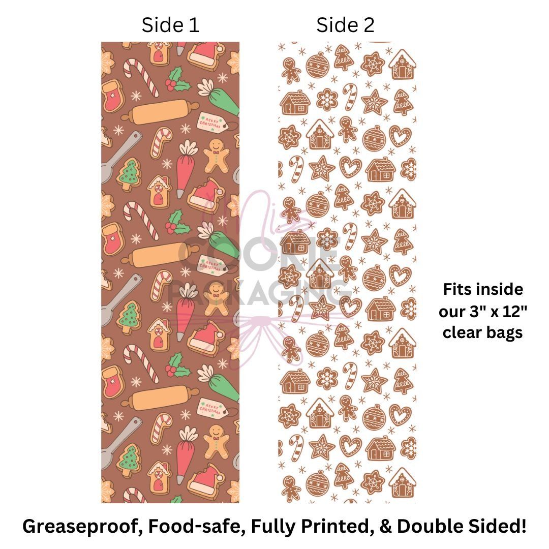 Greaseproof Backer / Gingerbread Baking (10 pack)