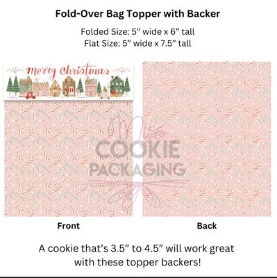 Fold-Over Topper/Backer Merry Christmas