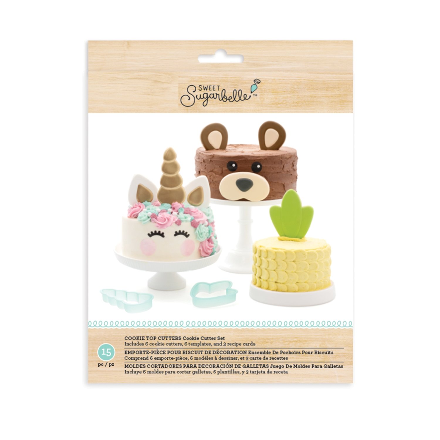 Sweet Sugarbelle Cookie Top Cutters Set