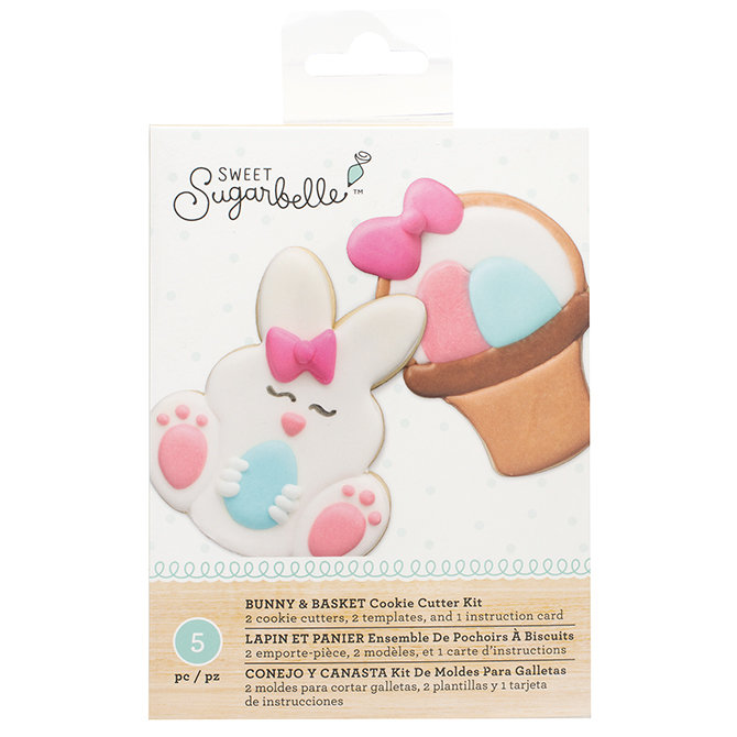 Sweet Sugarbelle Bunny & Basket Cookie Cutter Set