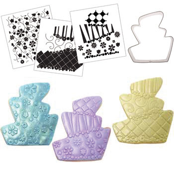 Whimsy Cake Texture and Cutter Set