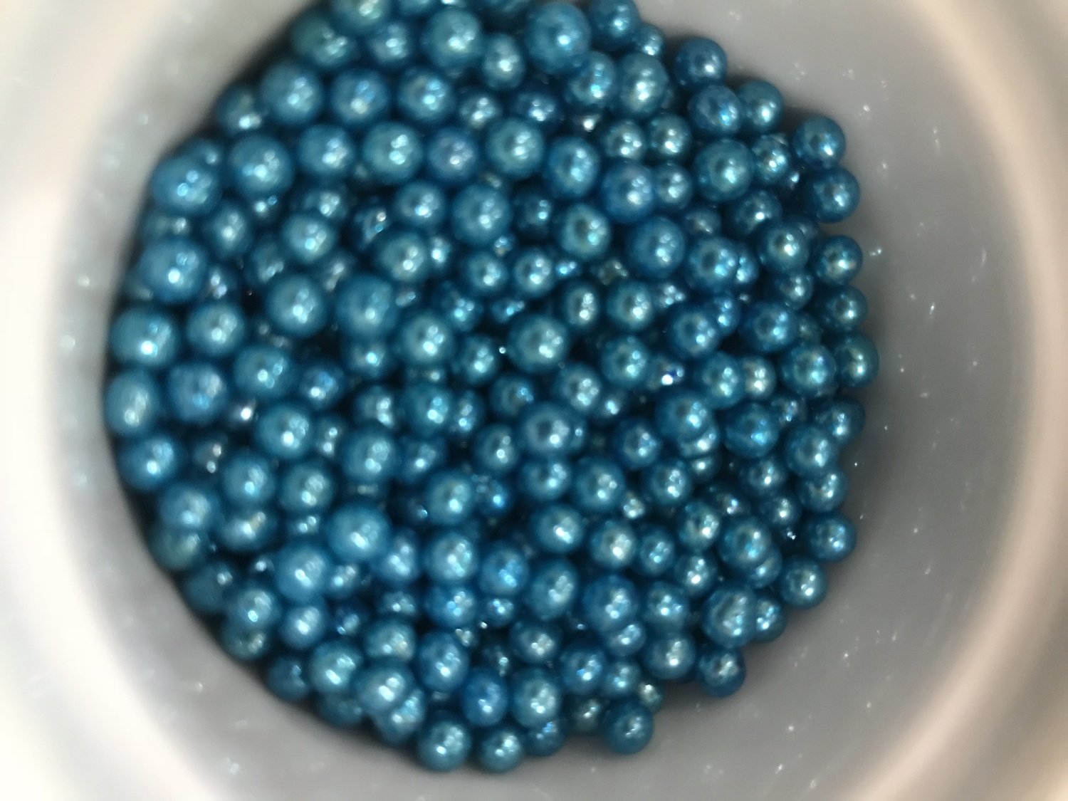 Blue Round Beads 4mm