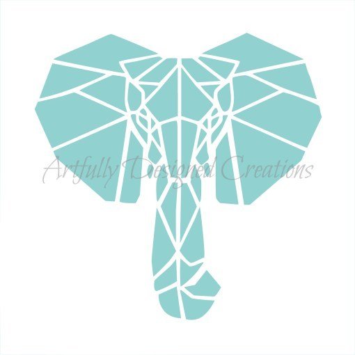 AD Blyss Elephant Stencil