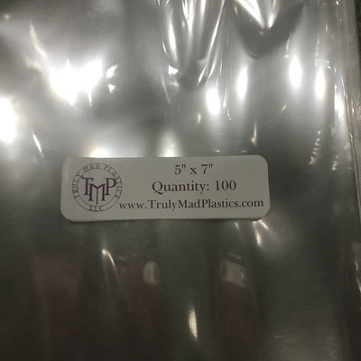 Super Clear Cello Bags 5.0&quot; x 7.0&quot; (100 pcs)