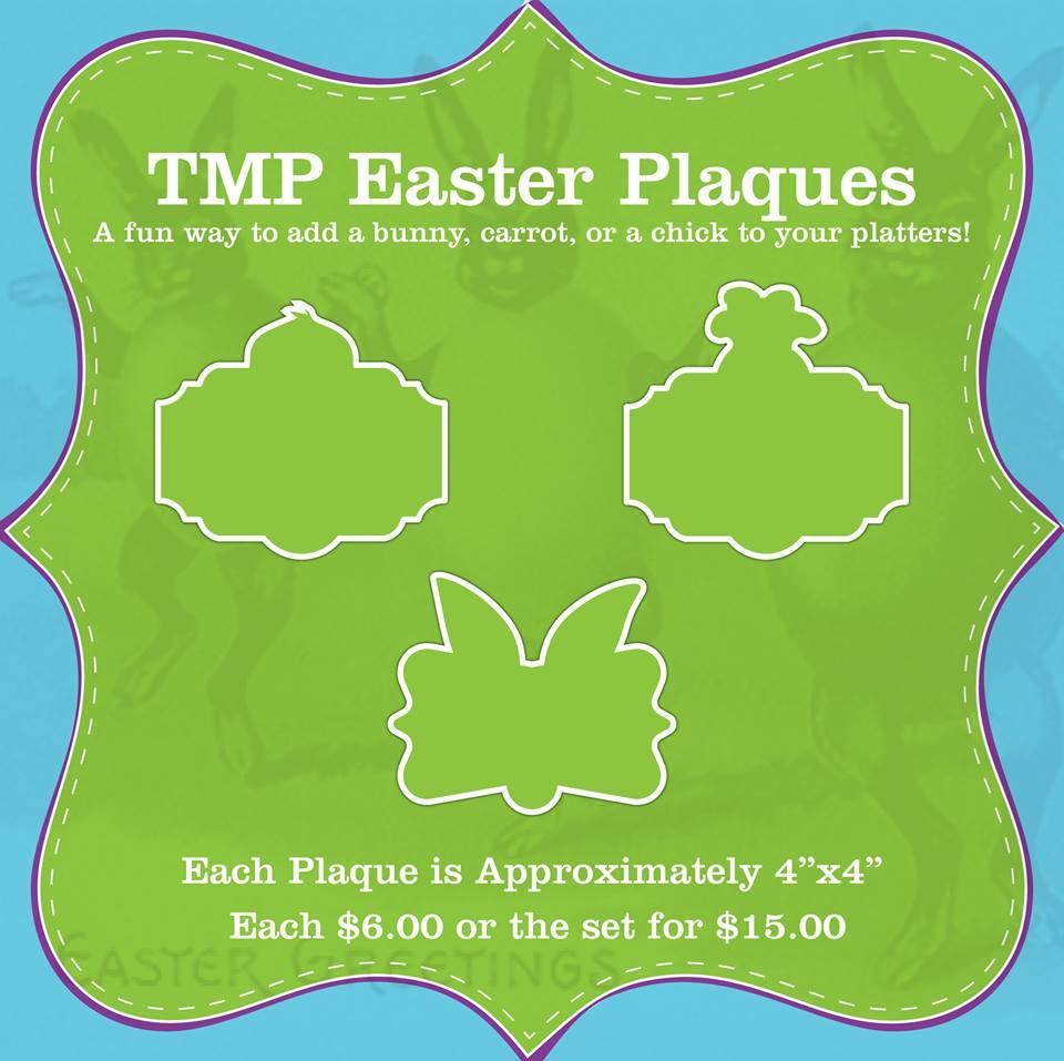 Easter Plaque Set (Chick, Carrot and Bunny)