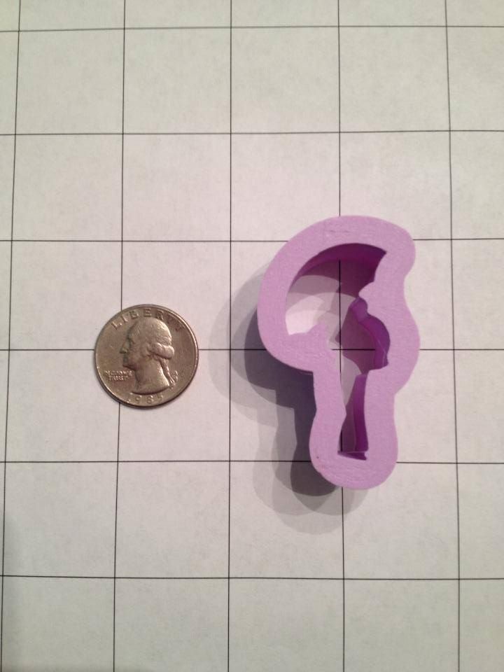 Mini Pregnant Woman w/ umbrella