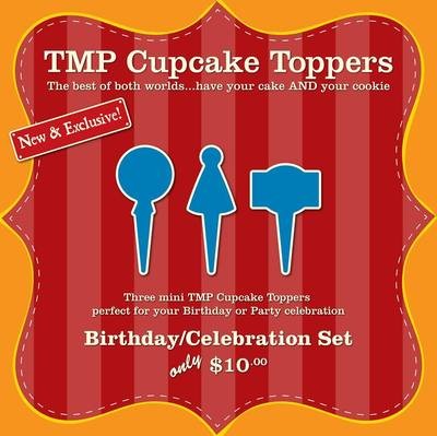 CT Birthday Set (Balloon, Party Hat, Plaque 55)