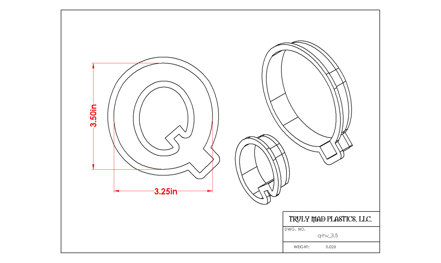 Helvetica Q 3.5"